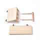 (不良見切りセール：ネジ錆び) 鳥 オウム ハムスター おもちゃ  木製クロールスイングはしごプラットフォーム踏み台  鳥小動物用  ビスク  13.6~23.9x12~15.8x1.2~7cm  3個/セット AJEW-XCP0001-86-2