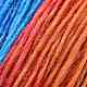 ウール編み糸  セグメント染め  かぎ針編みの糸  カラフル  1ミリメートル、約400 M /ロール YCOR-F001-20-2