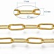 Brass Paperclip Chains CHC-S008-001B-G-6