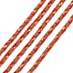 Cordons tressés en polyester tricolore OCOR-T015-B07-1
