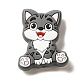 Cat Silicone Focal Beads SIL-B069-01H-1