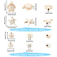 Sunnyclue 200 pièces 4 styles kits de perles de bricolage DIY-SC0022-89-2