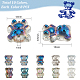PandaHall Elite 80pcs 10 Colors Electroplate Glass Beads Strands EGLA-PH0001-35-2