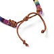 Corde bracelets de cordes ethniques BJEW-JB04183-M-4