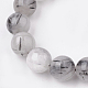 Bracelets extensibles de quartz rutile noir naturel BJEW-S138-02D-10mm-3