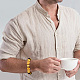 Anattasoul 5 pz 5 stile om mani padme hum mala bead bracciali e collane buddisti SJEW-AN0001-44-4