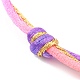 Fabbricazione di braccialetti a più fili con filo di nylon regolabile AJEW-JB00916-03-3