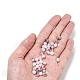 Perles de verre polies au feu tchèques X-GLAA-F100-D16-4