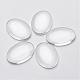 Clear Domed Glass Cabochons for Making Pendants X-GGLA-G011-1