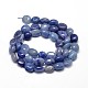 Fili di perle di pepite di quarzo dumortierite naturale X-G-J335-34-2