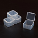 プラスチックビーズ収納ケース  フリップトップビーズ収納  取り外し可能な  30のコンパートメント  長方形  透明  20.8x18x2.7cm コンパートメント：約3.3x3.4x2.35cm  30つのコンパートメント/ボックス CON-L022-10-3