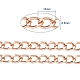 Aluminium Twisted Curb Chains CHA-YW0001-01RG-2