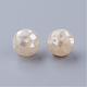 Perles de coquillage blanc naturel SSHEL-Q298-10mm-08-2