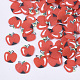 手作り樹脂クレイカボション  ファッションネイルアートデコレーションアクセサリー  りんご  レッド  5~6x5~6.5x0.3~0.5mm  約35000~40000個/500g CLAY-R087-35-1