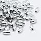Placage de perles en plastique écologiques KY-K002-03-6X3mm-S-1