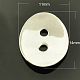 925 botones de dos agujeros de plata esterlina STER-A018-34-1-1