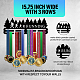 PH PandaHall Running Medal Hanger ODIS-WH0021-659-3