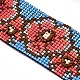 Регулируемые стеклянные бусины плетеные браслеты из бисера BJEW-D442-22A-3