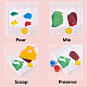 Set di pigmenti da disegno fai da te DIY-PH0027-47-6