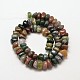 Natural Indian Agate Nuggets Beads Strands G-P091-35-2