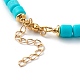 Polymer Clay Beaded Necklaces NJEW-JN03582-3