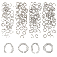 DICOSMETIC 200Pcs 4 Style Stainless Steel Open Jump Rings Small Round Ring Connectors 8mm 9mm Metal Jump Rings for Choker Necklaces Bracelet DIY Jewelry Making Findings STAS-DC0005-83-1