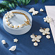 Craftdady 180pcs 9 estilo abs perlas de imitación de plástico perlas OACR-CD0001-08-7