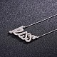 Shegrace Beautiful 925 стерлинговое серебро Micro pave AAA кубический цирконий Inchkiss дюймов ожерелье с кулоном JN249A-2