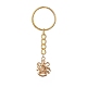 Porte-clés pendentif émail alliage cloche de noël KEYC-JKC00455-2