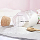 Benecreat 6 Packung 100 ml mattes Plastikbad Salzflasche Glas leere Küche Vorratsbehälter Gläser mit Kork und Löffel DIY-BC0002-21-2