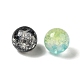 288 pièces 24 couleurs perles de verre craquelées transparentes GLAA-D013-04-3