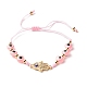 Handmade Polymer Clay Heishi Beads Stretch Bracelets Set BJEW-JB07349-3