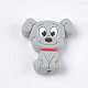 Food Grade Eco-Friendly Silicone Puppy Beads X-SIL-T052-01B-2