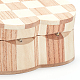 Scatola portaoggetti in legno CON-WH0079-61-4