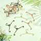 OLYCRAFT 18 Pack Doll Clothes Hanger Mini Doll Hangers Doll Gown Small Dress Miniature Metal Dress Outfit Holders for Wardrobe Doll House Accessories 64X35X3.5mm AJEW-OC0002-59-5