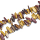 Chapelets de perles en mokaite naturel G-S312-36-1
