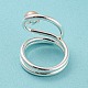 Brass Wire Wrap Finger Ring RJEW-Q804-03S-4