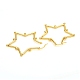 Brass Hoop Earrings EJEW-F250-06-G-3