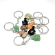 Synthetic & Natural Gemstone Keychain KEYC-S253-05-3