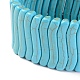 Synthetic Turquoise Stretch Bracelets BJEW-L667-03-2