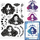PVC-Plastikstempel&nbsp;DIY-WH0167-57-0392-1