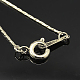 Brass Chain Necklaces NJEW-D077-N-2
