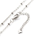 304 Stainless Steel Satellite Chains Necklace NJEW-JN03594-01-1