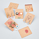 Fingerinspire Rectangle Paper Earring Display Cards CDIS-FG0001-28-4