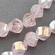 Chapelets de perles en verre électroplaqué EGLA-R031-6mm-01-1
