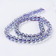 Electroplate Glass Beads Strands GLAA-K025-FR-8mm-A02-2