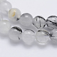Chapelets de perles en quartz naturel tourmaliné G-P336-02A-8mm-3