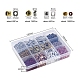 Metallic Colour Letter Beads Kit for DIY Jewelry Making Findings Kit DIY-YW0004-85-3