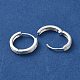 999 серьги-кольца из стерлингового серебра для женщин EJEW-G372-01S-3