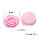 Fleur de résine rose perles X-RESI-RB111-A02-1